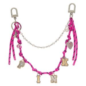 VICTORIA'S SECRET PINK two-clip Limited Edit Keychain/Bag Charm